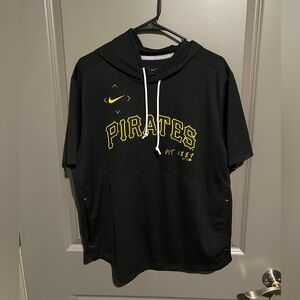 Nike Pittsburgh Pirates Short Sleeve Hoodie Large